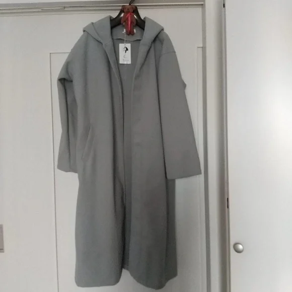 💫 Japanese brand sage seafoam green pea coat - Picture 3 of 3